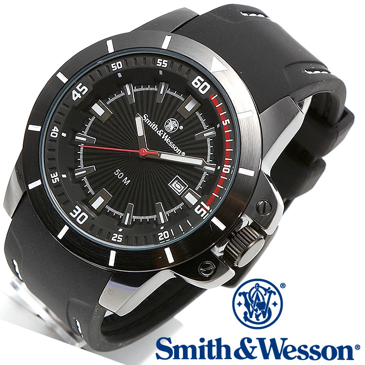 [定め事品] スミス＆ウェッソン Smith \u0026 Wesson ミリタリーウオッチ TROOPER WATCH WHITE/BLACK SWW-397-WH [] [貨物輸送無料] [逐次刊行物掲げるブランド名]