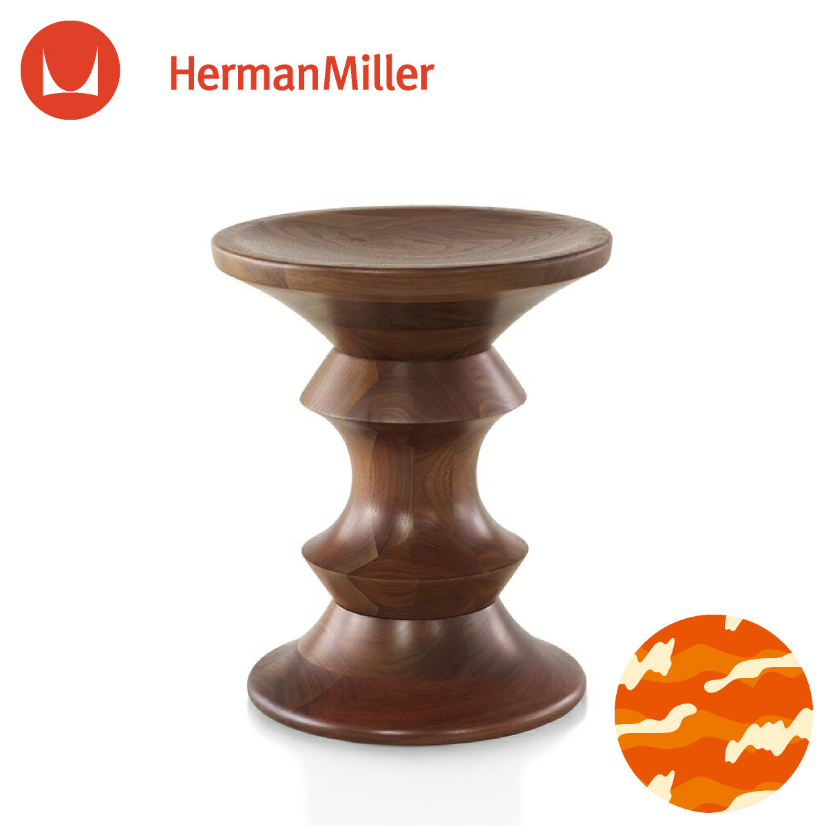 楽天市場】【ハーマンミラー正規品】イームズターンドスツール 412（旧