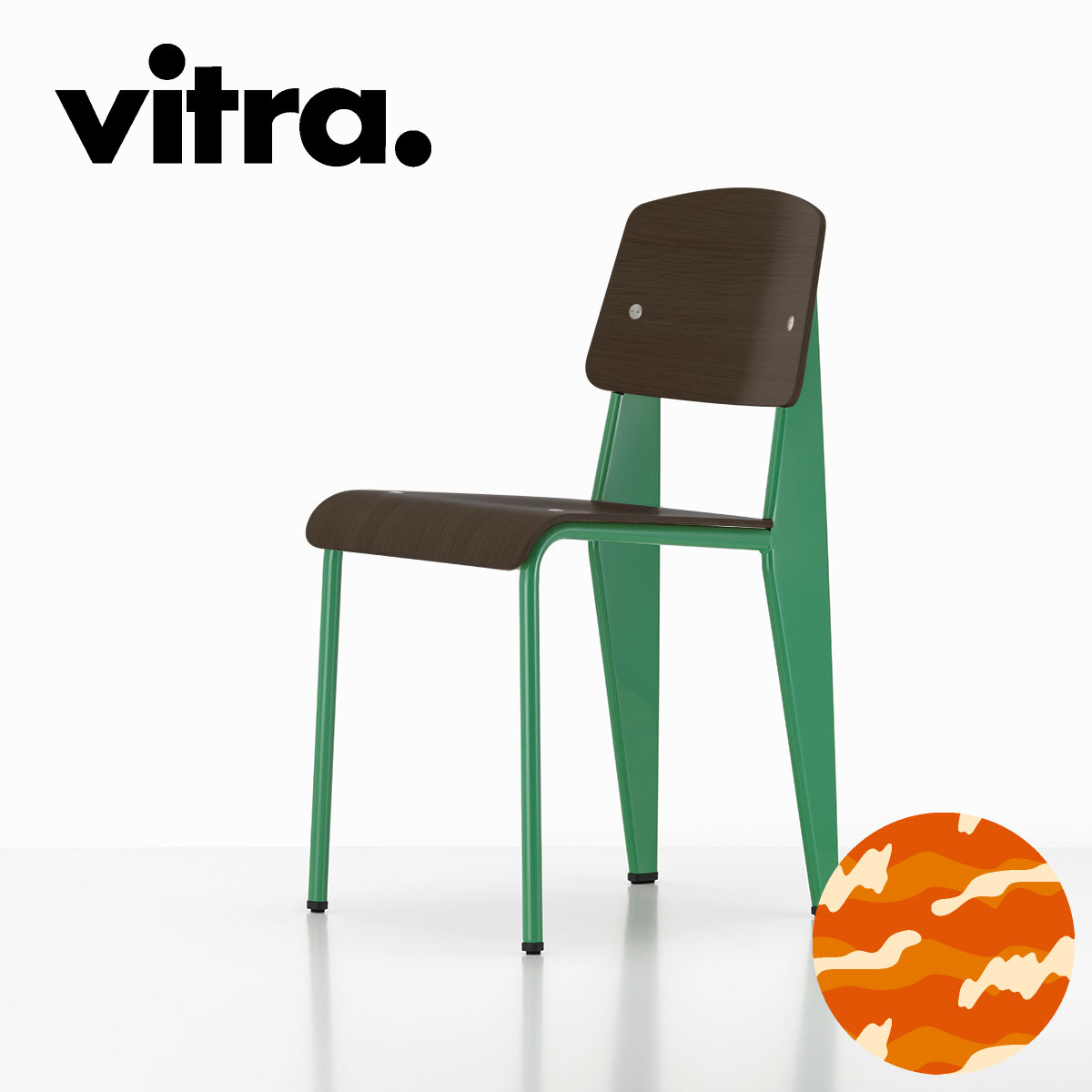 Vitra スタンダードチェア(ジャン・プルーヴェ/ブレヴェール)