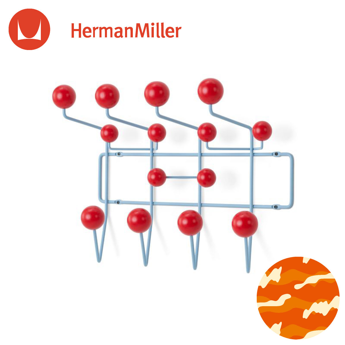 楽天市場】ハーマンミラー イームズ ハングイットオール マルチカラー