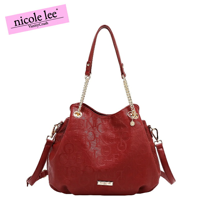 nicolelee ニコールリー EMB17512 EMBOSSED ELEGANCE エレガンスハンドバッグ ショルダーバッグ お出かけ レディース バッグ 鞄 大容量 高見え ヴィーガンレザー デザインバッグ 個性的 アメリカブランド 20代 30代 40代 50代 60代