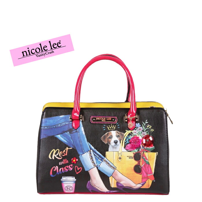 nicolelee ニコールリー RWC15236 ハンドバッグ ショルダーバッグ デザインバッグ お洒落 レディース バッグ 鞄 高見え 大容量 ヴィーガンレザー 個性的 アメリカブランド 数量限定 20代 30代 40代 50代 60代