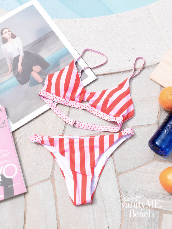 楽天市場】【一部 即日発送】水着 レディース ビキニ レッド パープル