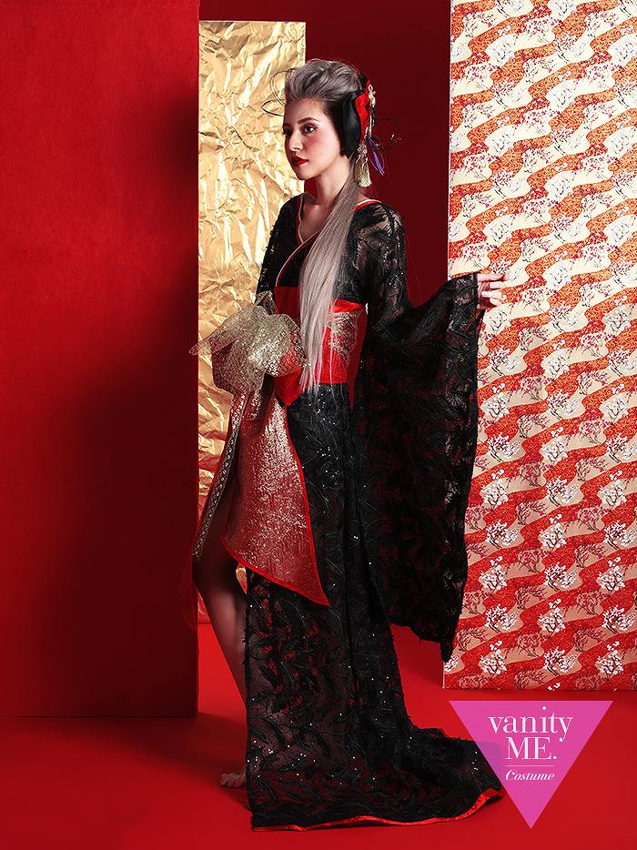 楽天市場 花魁コスプレ 花魁衣装 花魁 花魁コスプレロング 花魁ドレス 和柄ドレス 花魁コスチューム フェザー花魁 黒 赤 和柄 本格和装 着物ドレスs Mサイズ コスプレ 衣装 仮装 コスチューム ハロウィンvcsot 2 コスチューム ドレス Vanityme