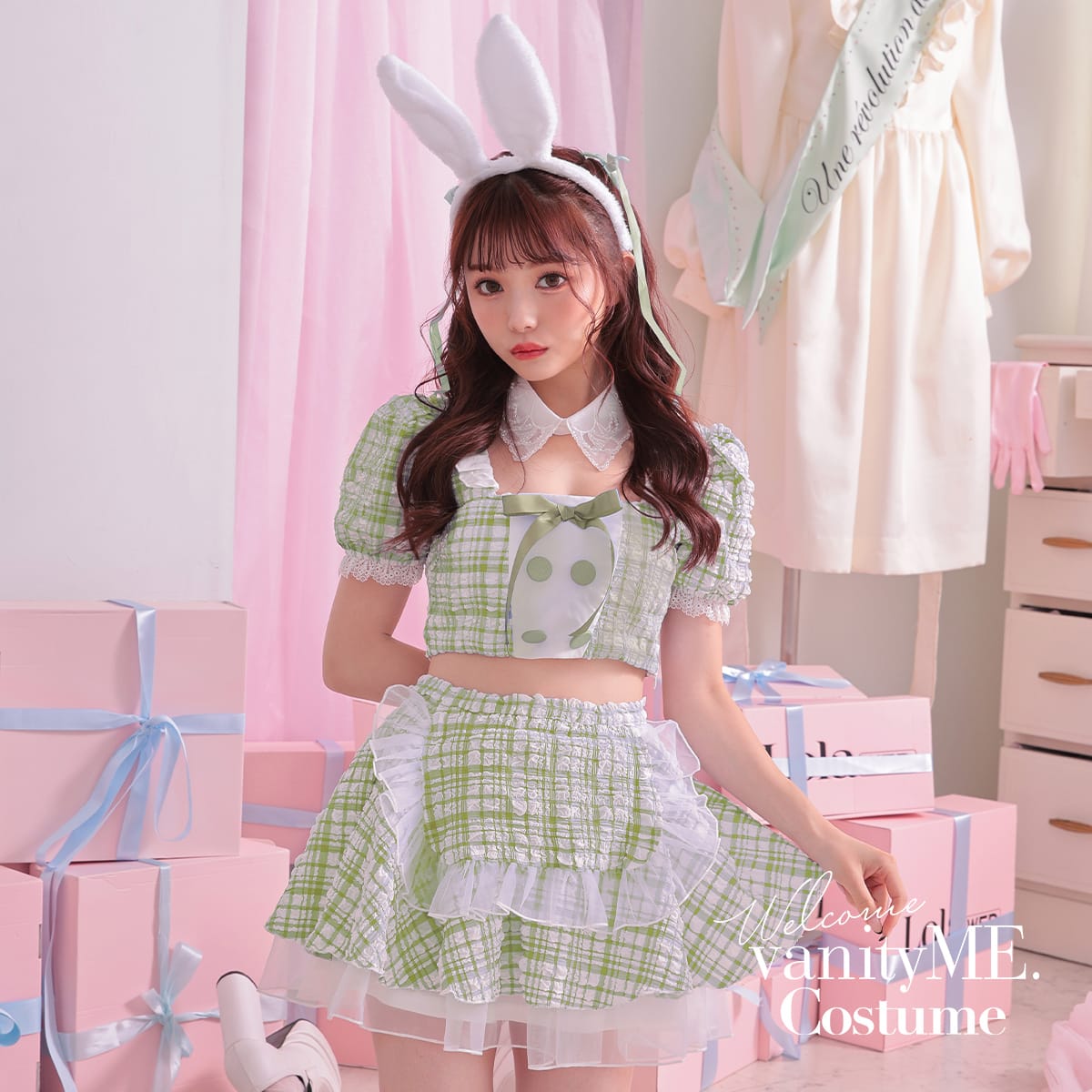 バニーガール うさぎ セクシー コスプレ バニー セパレート 彼女 衣装大人 男ウケ コスプレうさぎ かわいい コスプレ大人女子 コスプレ衣装 バニーガールコスプレ バニーコス コスプレバニーガール かわいい グリーン 【4点セット】チーキー パステルバニー vcsbn-10216-6a|vanityME. (バニティーミー)