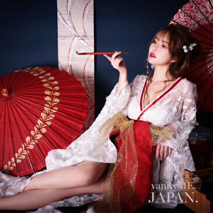 花魁コスプレ 花魁衣装 コスプレ着物 コスプレ和装 和服 コスプレ 女性 花魁 衣装 着物 ドレス 花魁コスプレロング フェザー 花魁ドレス コスプレ花魁 白 赤 コスプレ衣装 和柄 本格 芸者 着物ドレス 和装 セクシー 和風  大きいサイズ コスチューム vcsot-190305-1-ma