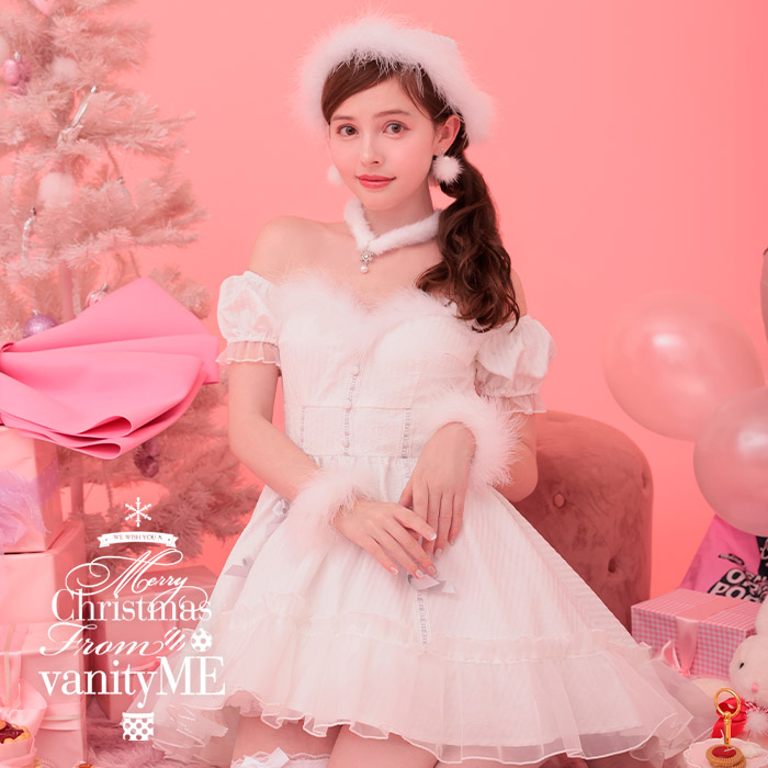 サンタクロース コスプレ クリスマス ホワイトサンタ 衣装 サンタコス サンタクロース衣装 大人 クリスマス仮装 サンタコスチューム レディース サンタ衣装 大人コスプレ サンタクロースワンピース サンタコスプレ女性 Rose White ローズホワイト サンタ vcsst-240320-2d｜vanityME. （バニティーミー）