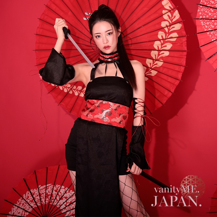 楽天市場】本格くノ一衣装 2WAYタイプ（パンツ・巻きスカート）赤 青