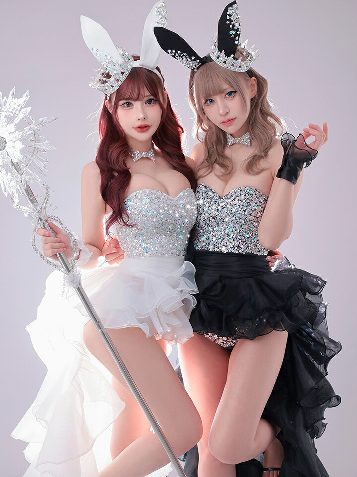 【5点セット】venus bunny limited edition ヴィーナスバニー バニーガール ホワイト ブラック｜vanityME. （バニティーミー）