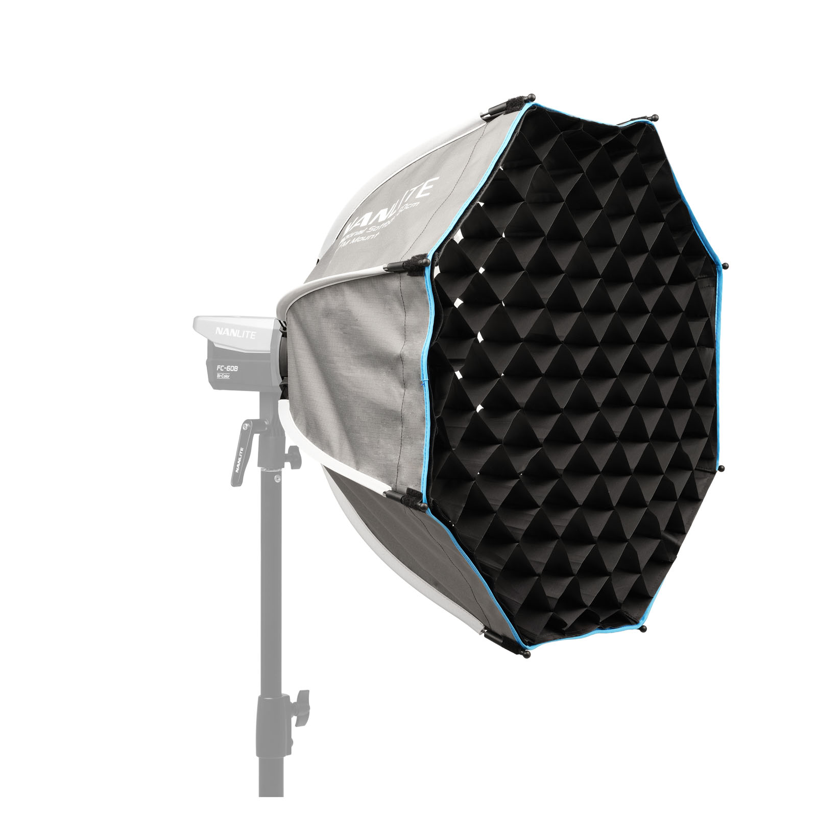NANLITE 撮影 ソフトボックス 60cm FMマウント付き SB-FMM-O-60 FC-60B FC-120B対応 オクタゴナルソフトボックス ディフューザー付属 撮影用アクセサリー スタジオ・商品・ポートレート撮影に最適 高品質ディフューザー
