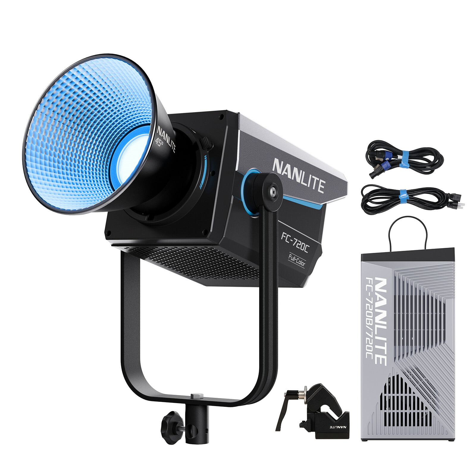 NANLITE FC-720C 映画化用点火装置 750W フルカラースポットライト RGB点火装置 2400-12000K 国内定め事品