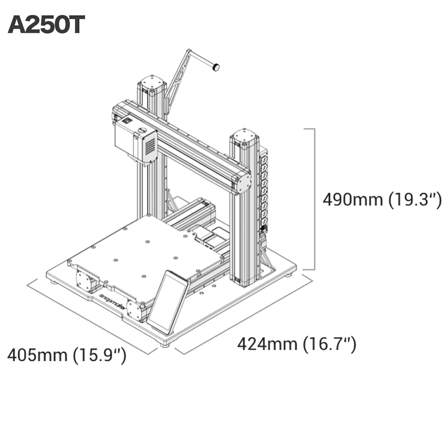 Snapmaker A250T 3in1 3Dプリンター レーザーカット CNC彫刻 3D