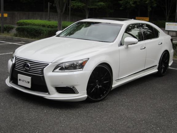 レクサス LS 後期 サイドスカート(ロング) 【塗装込】 H-STYLE トヨタ TOYOTA エアロ パーツ スポイラー ABS製|vanquish international