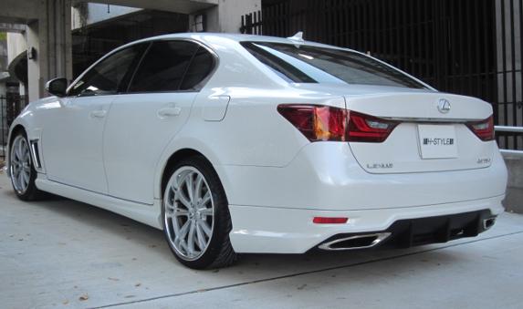 楽天市場】レクサス GS 前期 リヤスカート 塗装品 H-STYLE エアロ