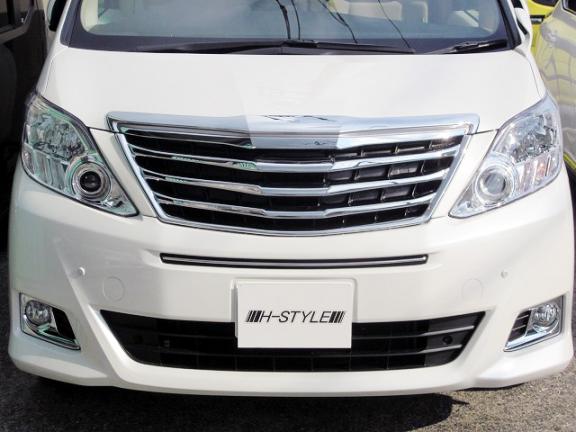 楽天市場】アルファード 20系 前期 フロントグリル【スモークメッキ