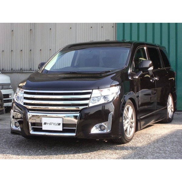 エルグランド E52 前期ハイウェイスター用フロントバー(メッキ) ELGRAND　H-STYLE製ニッサン 日産｜vanquish international 8,894円