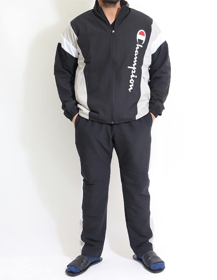 Champion チャンピオン ウインドブレーカー 上下セット 裏トリコット 裏起毛 冬 あったか メンズ 上下組 Kanal9tv Com