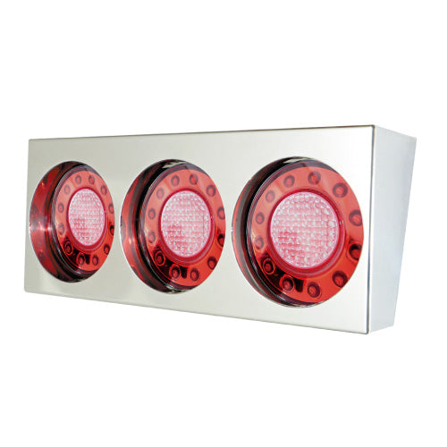 テールランプ ジェットイノウエ JTL-1103 LED 丸型 3連 テールランプ 小型 ひっこみタイプ 525698