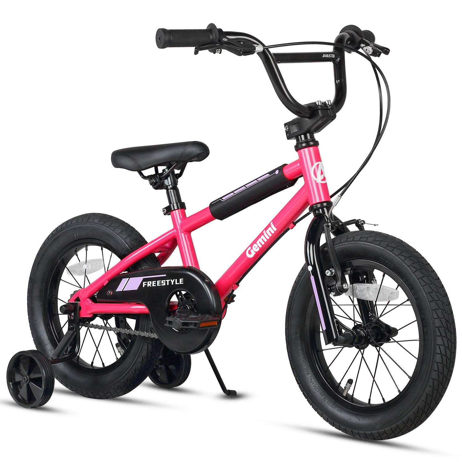 【AVASTA】Gemini 14インチ子供用BMX自転車※タイヤパンク 現状品 AVASTA】Gemini 14インチ子供用BMX自転車※タイヤパンク 現状品