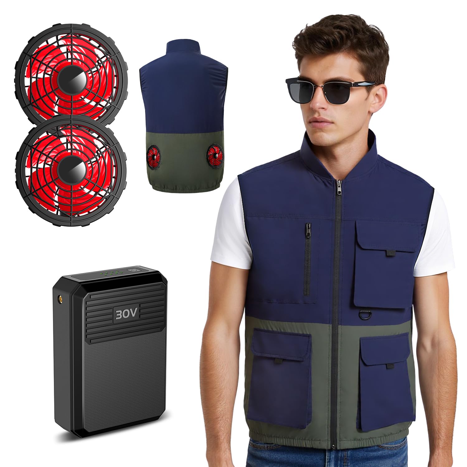 楽天市場】[Vivisan] 2025新設計 34V超高出力 · 体感-16℃ 空調作業服