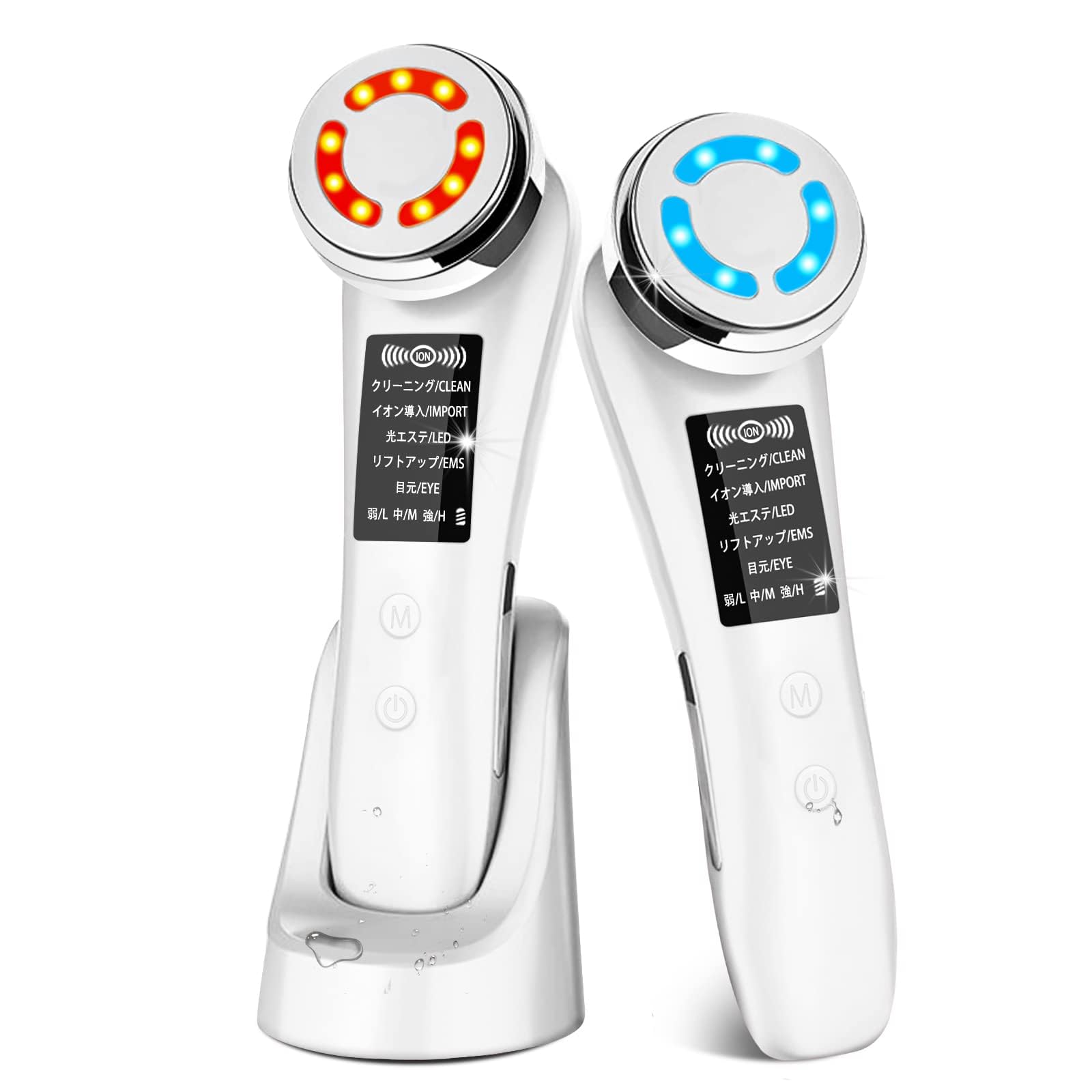 楽天市場】Munyday 美顔器 リフトアップems 美顔器 1台8役 超音波美顔