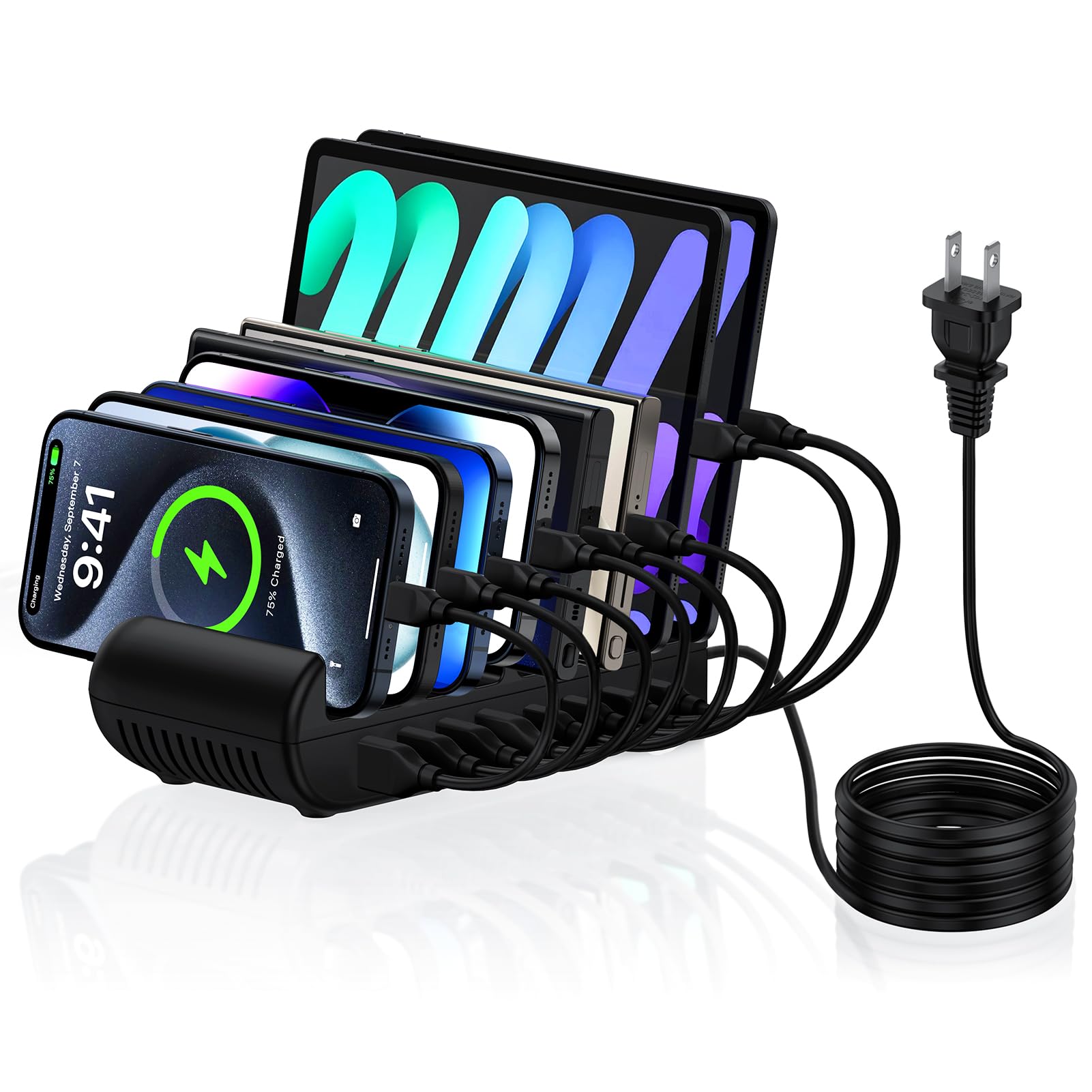 楽天市場】65WUSB充電ステーション8ポート【Type-c*4USB-A*4】スマホ