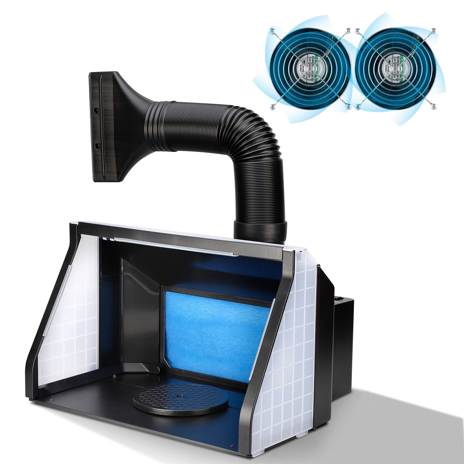 楽天市場】【送料無料】Anesty ADFSPB-01B 塗装ブース 2基フアン LED