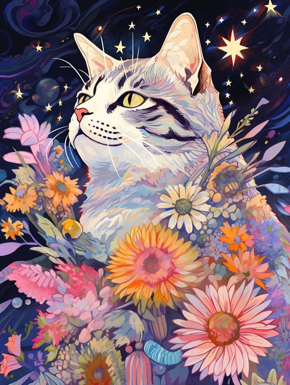 未使用　ツートーンデザインジャケット　キラキラビーズ　ロボット　ペイント　M 楽天市場】LEADINTOP ダイヤモンドアート スクエアビーズ 猫 30x40cm