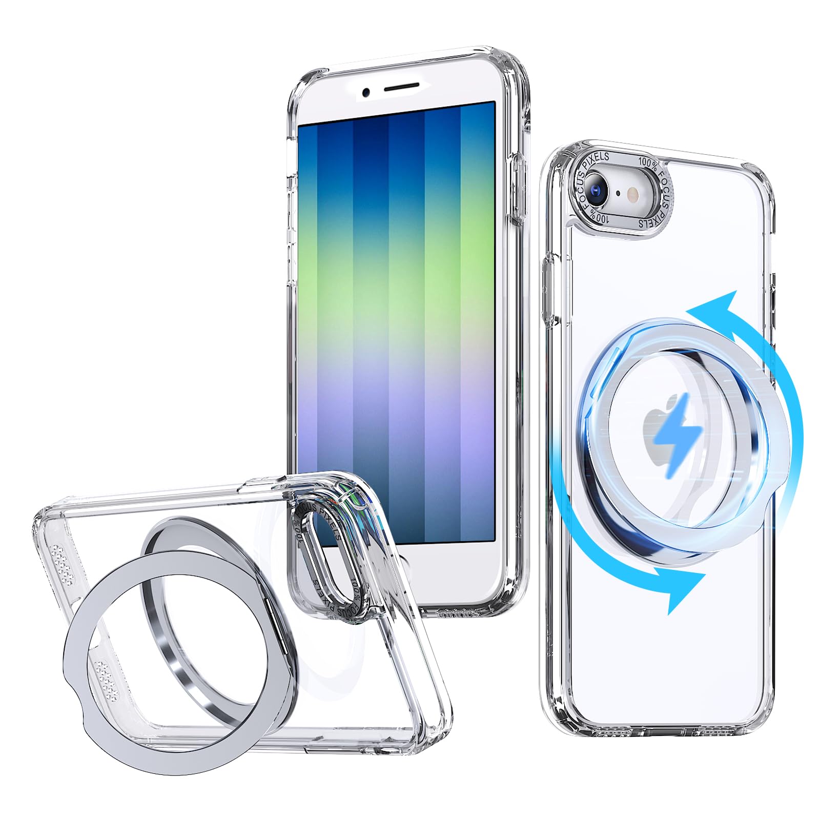 楽天市場】【透明な輝き】KWATUNG ケース iphone se3 用ケース iphone