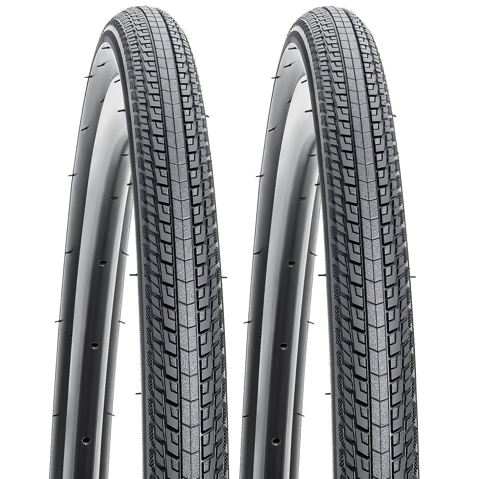 Fincci Coppia 26 x 1,95 Pollici 53-559 Slick Pneumatici Copertone con