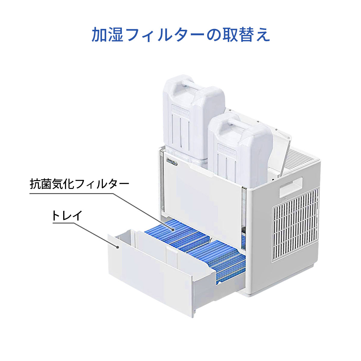 SALE／73%OFF】 互換品 H060519 抗菌気化フィルター 加湿器 フィルター h060519 ダイニチ加湿機 HD-151 HD-152  HD-153 HD-181 HD-182 HD-183 HD-242 HD-243 交換用加湿フィルター 2枚セット 純正品ではなく互換品です