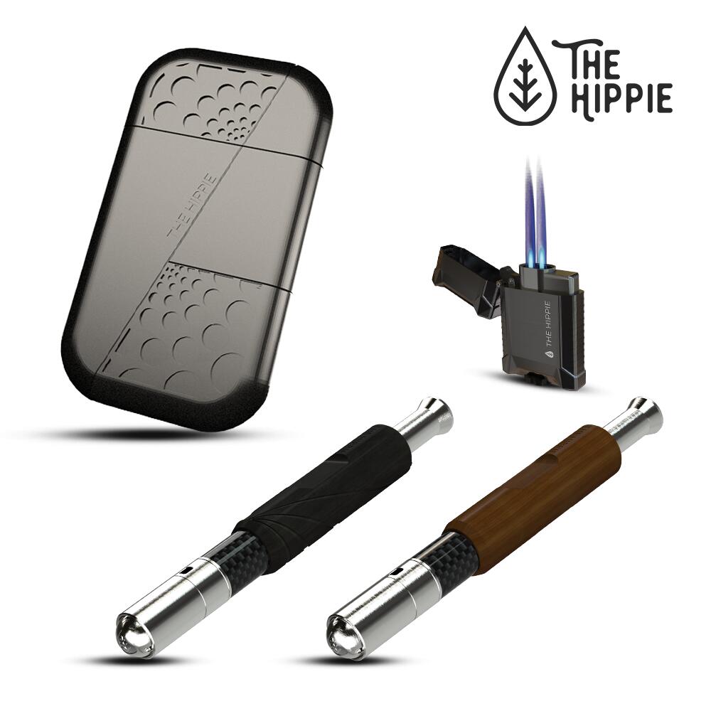 楽天市場 Sale対象 The Hippie ザ ヒッピー The Hippie Pipe フルセット パイプ型 非電子加熱式タバコ ジェットライター 専用ケース付き ベプログ 電子タバコ ヴェポライザー 加熱式タバコ ベイプ Vape ベープ 本体 禁煙 タール ニコチン0 リキッド アナログ
