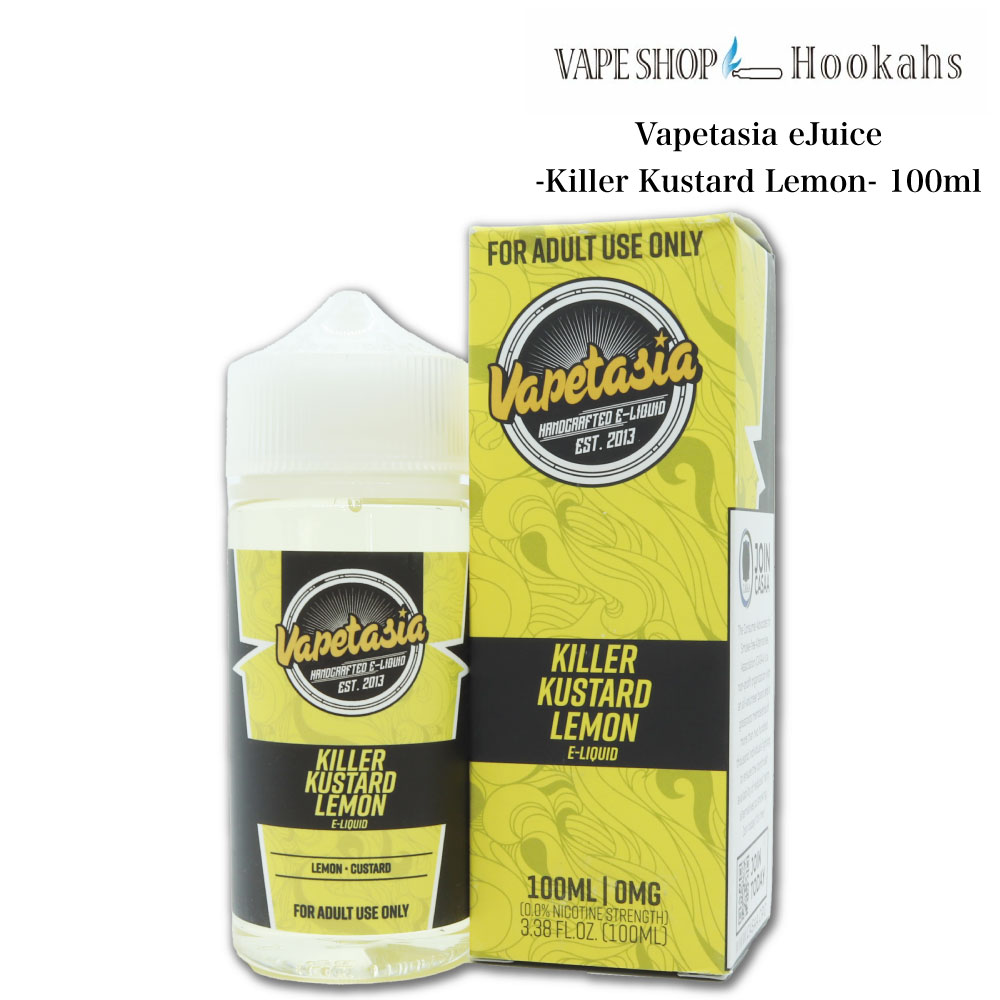 Vapetasia - Lemon Killer Kustard 100ml For Sale Vapetasia Killer Kustard Lemon  E-juice 100ml - U.S.A. Warehouse (Only Ship To US Pineapple Express