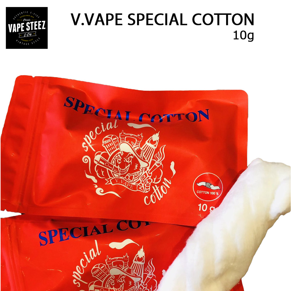 楽天市場 電子タバコ アクセサリー Vape 韓国製 V Vape Special Cotton 10g コットン ウィック Made In Korea 電子タバコ専門店 Vape Steez