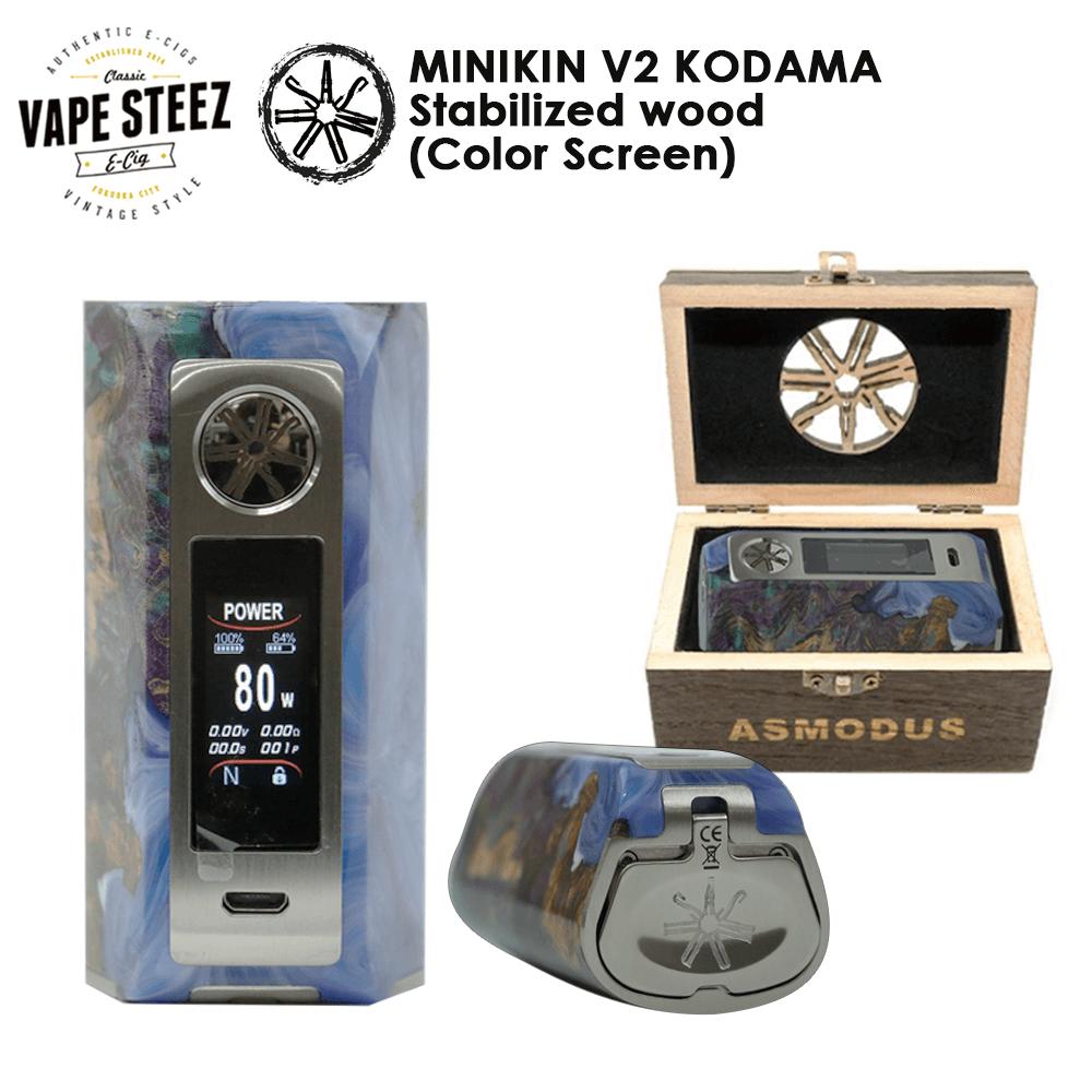 楽天市場 電子タバコ バッテリー Mod Asmodus Minikin ミニキン V2 Kodama Stabilized Wood Color Screen タッチスクリーン 正規品 スタビウッド 180w Vape デュアルバッテリー 高級mod カラースクリーン 電子タバコ専門店 Vape Steez