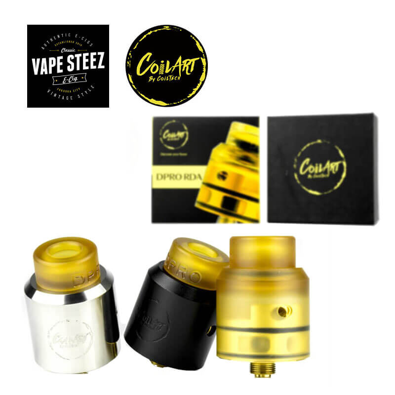 楽天市場 Coilart Dpro ディープロ Rda ドリッパー アトマイザー ポストレスデッキ 24kゴールドデッキ 爆煙 フレーバーチェイサー クラウドチェイサー 送料無料 電子タバコ専門店 Vape Steez