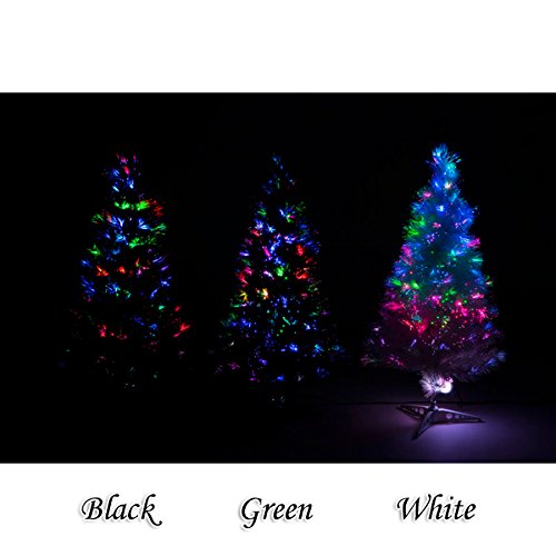 X Mas Led 光ファイバー クリスマスツリー 電飾 クリスタル イルミネーション 90cm ブラック 送料無料 一部地域を除く Giosenglish Com