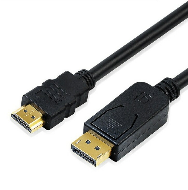 楽天市場】DisplayPort to DisplayPort ケーブル ver1.2 《ブラック》 《1.8m》 Display Portオス-Display  Port オス[ケーブル類][定形外郵便、送料無料、代引不可] : YouShowShop