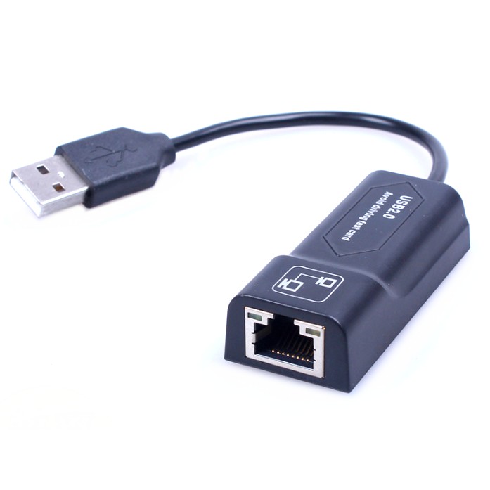 USB2.0　有線LANアダプター　10/100Mbps　to　LAN変換アダプター　USB2.0　イーサネットアダプタ　RJ45[定形外郵便、送料無料、代引不可]