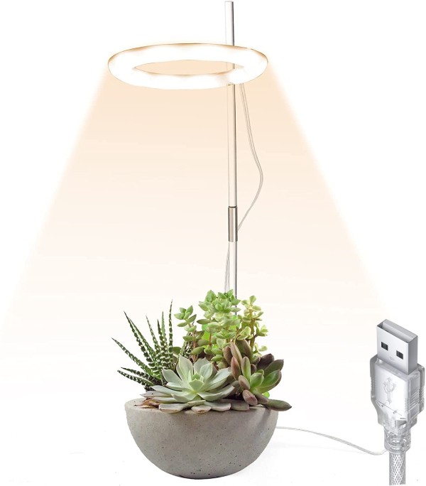LED植物育成ライト フルスペクトル USB 成長ライト 植木鉢 観葉植物