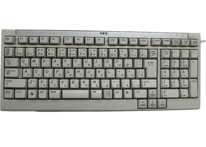 NEC キーボード　KU-1778　マウス 新品 NEC 純正 キーボード マウス セット KU-1778 - メルカリ