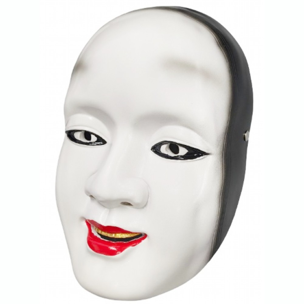 能面　陶器 楽天市場】陶器製 能面 吉祥面 五号 【増女】 Noh mask 〈海外