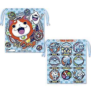 妖怪ウォッチ 巾着S (水色)[バンダイ]4975953962995[定形外郵便、送料無料、代引不可]画像