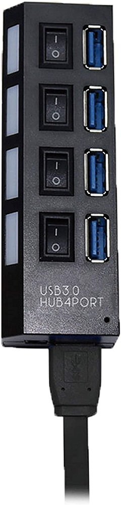 マクロス USB 電源タップ 3.0 HUB 4ポート 900mA MCZ-166[定形外郵便、送料無料、代引不可]画像