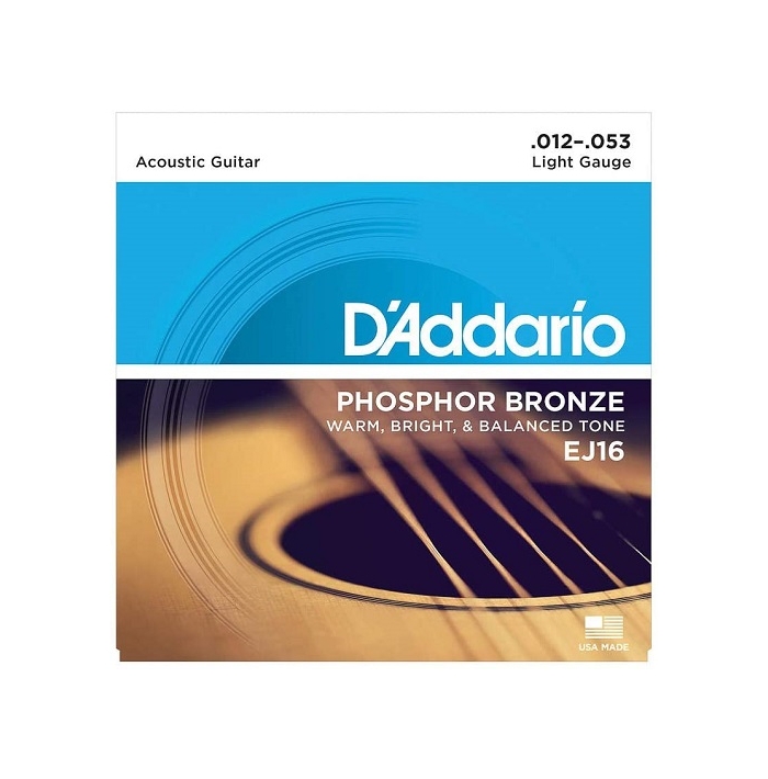 楽天市場】D'Addario ダダリオ アコースティックギター弦 フォスファーブロンズ Light .012-.053  EJ16[定形外郵便、送料無料、代引不可]：LE-Ciel