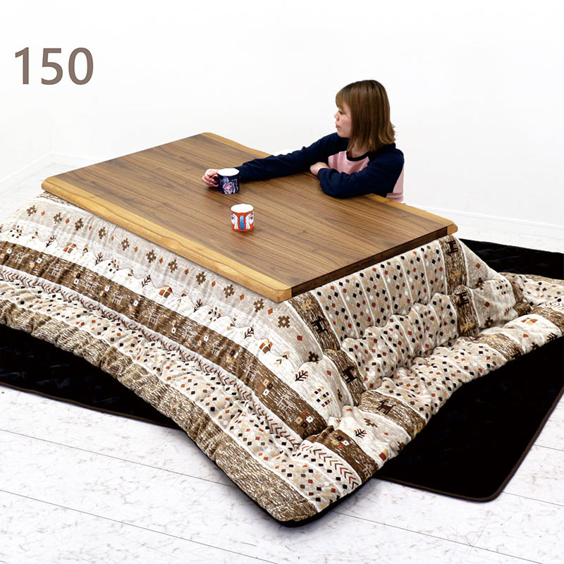 楽天市場】こたつテーブル 大きめ 幅150cm 150x90 長方形 一枚板風
