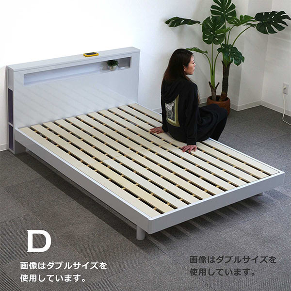 【百貨店SALE継続期間中全品尖んがり10倍】ダブル寝台 ひな形 すのこ寝台 ダブル 鏡面 白 宮付き添い人 ステイションべッド 棚納める付き添い人 宮棚 差し込み付き添い人 お洗い濯ぎ人造人間相応う 横ずっぽう納める  納める付き添い人寝台 ダブルベット ひな形のみ 白いこと色 光輝 ツヤ 小ぎれい感 今めかしい