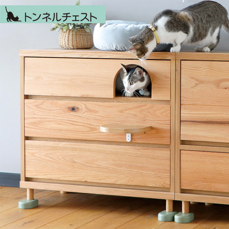 〈即購入可〉猫 ネコ ねこ 収納家具 タンス チェスト 楽天市場】猫 ねこ ネコ 猫家具 チェスト ロー コンパクト 省スペース