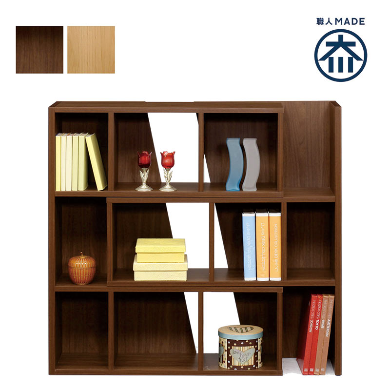 【未使用新品】スライド本棚　シェルフ　完成品・組立不要 スライド書棚 ハイタイプ A4収納専用 日本製 幅88cm （ 本棚