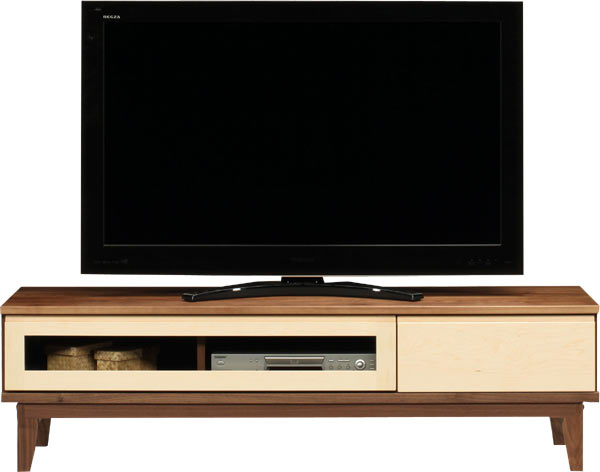テレビ台 ローボード 幅153 ナチュラル ブラウン おしゃれ 収納家具 脚付き 北欧 木製 完成品 送料無料 通販｜家具 インテリア雑貨 バリファニ